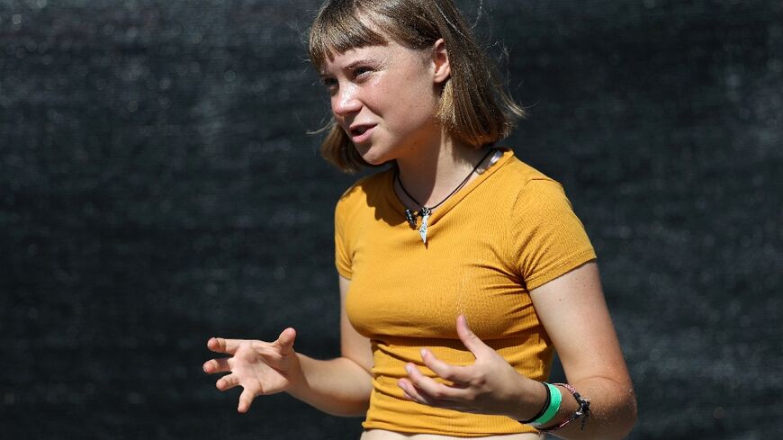 'It should not have to be up to us,' Thunberg told AFPTV