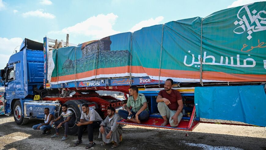 Drivers say they are waiting days at a time only for their loads of aid destined for Gaza to be rejected by Israel