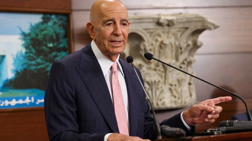 US envoy Tom Barrack is in Beirut less than two weeks after Lebanon's cabinet made a historic decision to disarm Hezbollah