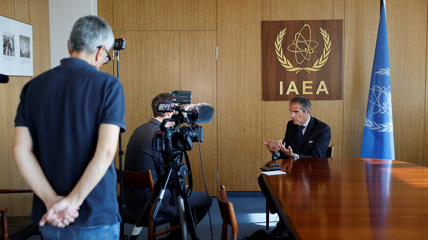IAEA Director General Rafael Grossi attends an interview with the Reuters team in Vienna, Austria, September 3, 2025. REUTERS/Lisa Leutner
