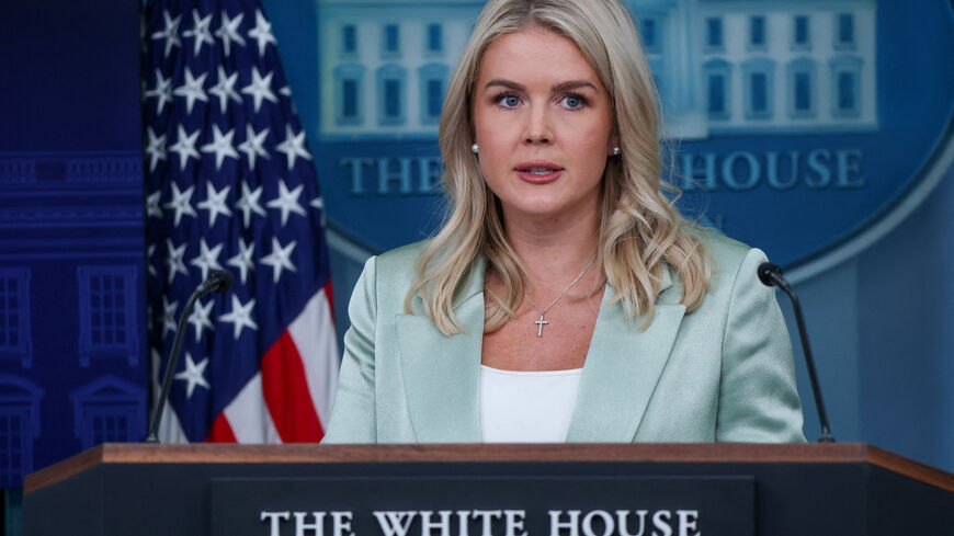 White House Press Secretary Karoline Leavitt speaks during a press briefing at the White House in Washington, D.C., U.S., September 9, 2025. REUTERS/Jonathan Ernst
