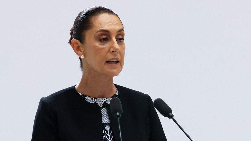 Mexican President Claudia Sheinbaum delivers her first State of the Union address at National Palace, in Mexico City, Mexico, September 1, 2025. REUTERS/Henry Romero/File Photo