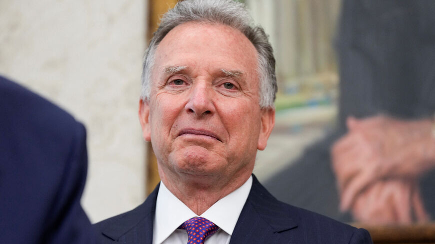 FILE PHOTO: U.S. Special Envoy Steve Witkoff looks on during his swearing-in ceremony of in the Oval Office at the White House in Washington, D.C., U.S., May 6, 2025. REUTERS/Kent Nishimura/ File Photo