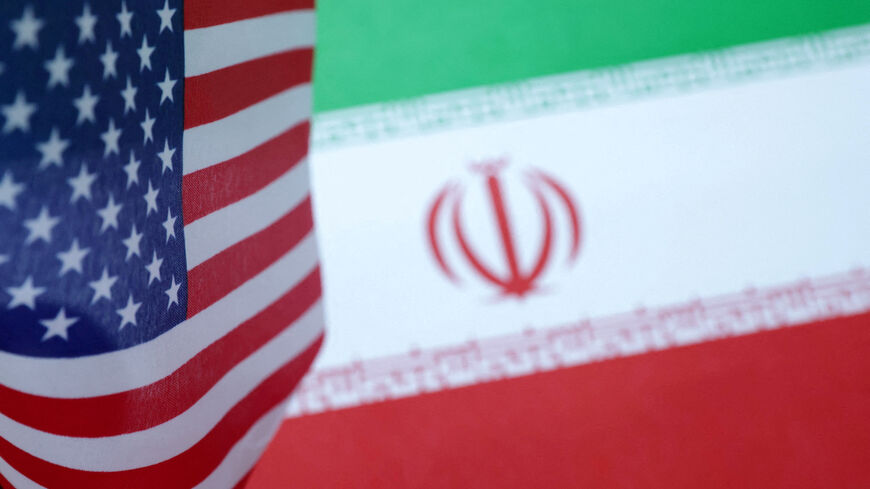FILE PHOTO: U.S. and Iran flags are seen in this illustration created on June 18, 2025. REUTERS/Dado Ruvic/Illustration/File Photo