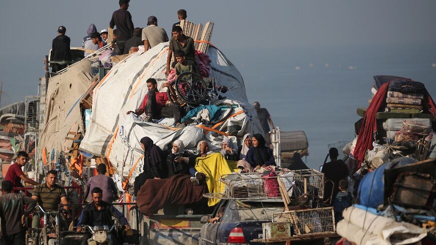 Thousands of Palestinians are on the move since the start of Israel's assault on Gaza City