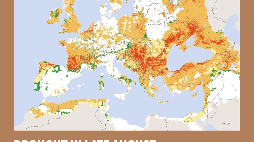 Drought in late August 2025 in Europe and the Mediterranean