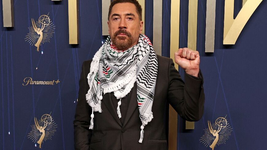 Spanish actor Javier Bardem made a strong statement about the war in Gaza at the Emmys