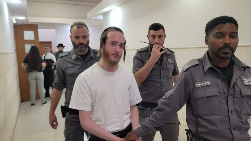 Elimelech Stern is seen in during a courthouse appearance on Aug. 22, 2024.