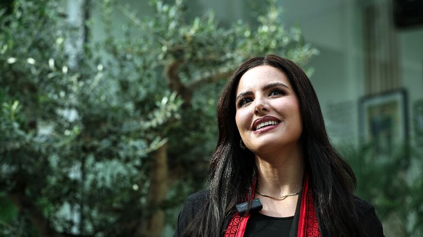 Nadeen Ayoub, who will compete as the first ever Miss Palestine in the Miss Universe pageant in November