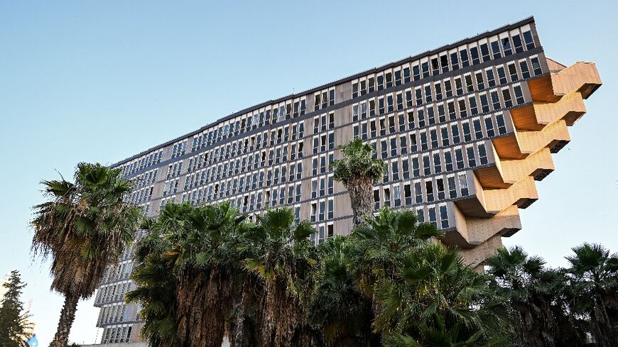 The Hotel du Lac, designed in the brutalist style by Italian architect Raffaele Contigiani, is located in the centre of Tunis