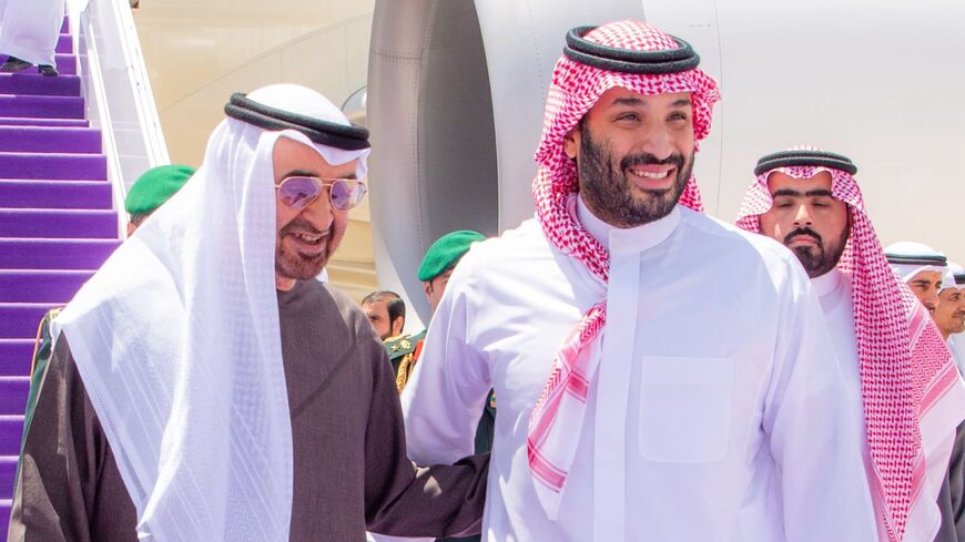HRH Crown Prince Mohammed bin Salman received HH Sheikh Mohamed bin Zayed Al Nahyan, president of the United Arab Emirates, in Riyadh, on Sept. 3, 2025.
