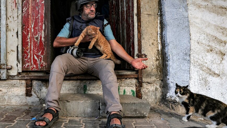 The documentary 'Inside Gaza' traces the daily lives of AFP journalists in the Gaza Strip in the months after October 7