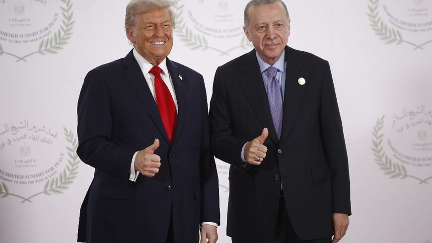 Turkey's President Recep Tayyip Erdogan attended the Gaza Peace Summit in Sharm El-Sheikh this month with leaders including US President Donald Trump