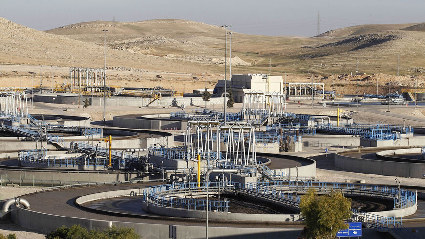 A general view shows the Samra Waste Water Treatment Plant, Zarqa, Jordan, March 13, 2018.