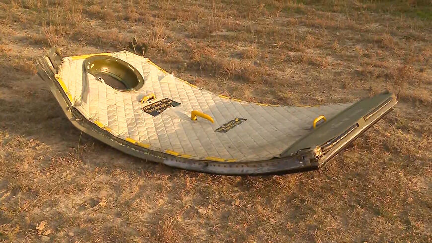 Wreckage lies at the site of the Turkish C-130 military cargo plane crash near the Azerbaijani border, in Sighnaghi municipality, Georgia, November 11, 2025, in this still image taken from video. TV.IMEDI/Handout via REUTERS