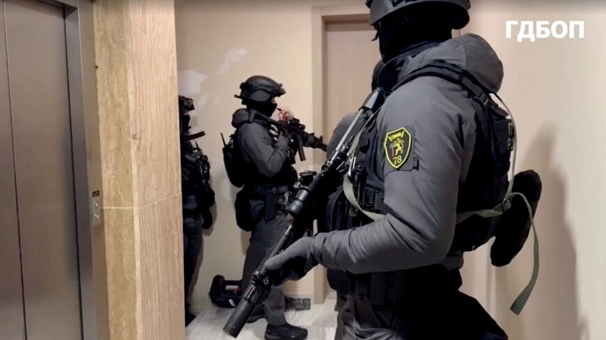 Members of the police raid a property where they found various cultural items and artefacts at an unknown location, Bulgaria, in this screen grab from a handout video released on November 20, 2025. EUROPOL/Handout via REUTERS    THIS IMAGE HAS BEEN SUPPLIED BY A THIRD PARTY. DIGITAL: EDITORIAL USE ONLY.