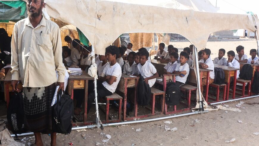 Yemeni children face power cuts, no water supplies and a lack of trained teachers after years of war