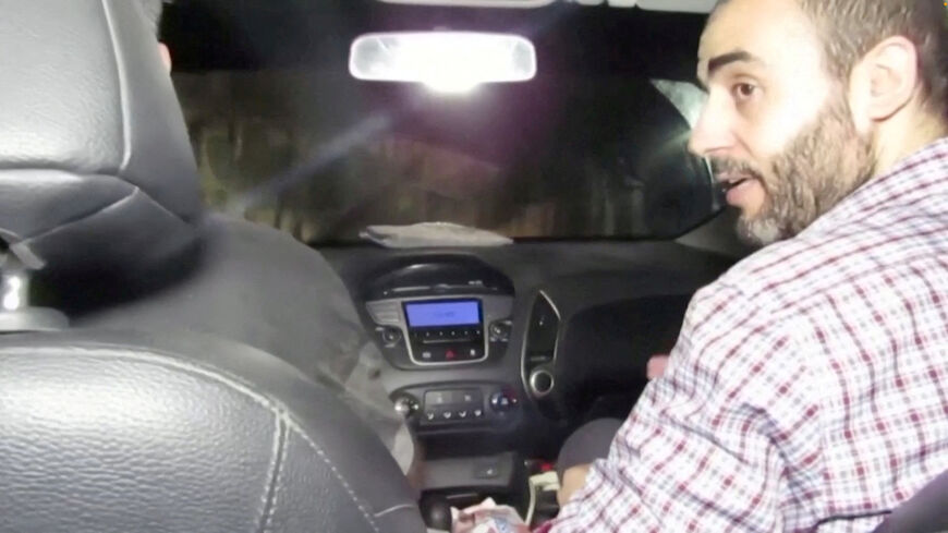 A screengrab shows according to the Israeli Army, Hamas Gaza chief Mohammed Sinwar, taken from a handout video, released December 17, 2023. Israeli Army/Handout via REUTERS