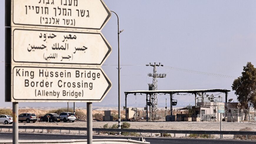 The Allenby crossing between Jordan and the Israeli-occupied West Bank