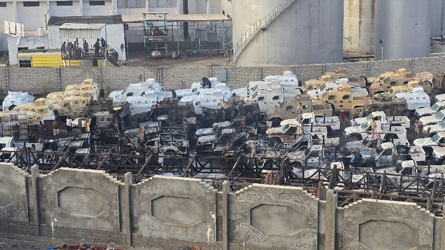 The Saudi strike targeted what Riyadh said were Emirati deliveries of supplies to Yemen's STC separatists