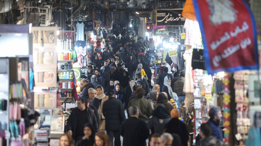 People walk in Tehran Grand Bazaar in Tehran, Iran, January 15, 2026. Majid Asgaripour/WANA (West Asia News Agency) via REUTERS