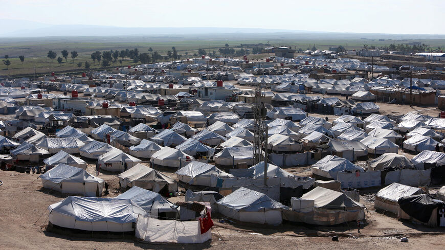 FILE PHOTO: A general view of al-Hol displacement camp in Hasaka governorate, Syria April 2, 2019. REUTERS/Ali Hashisho/File Photo