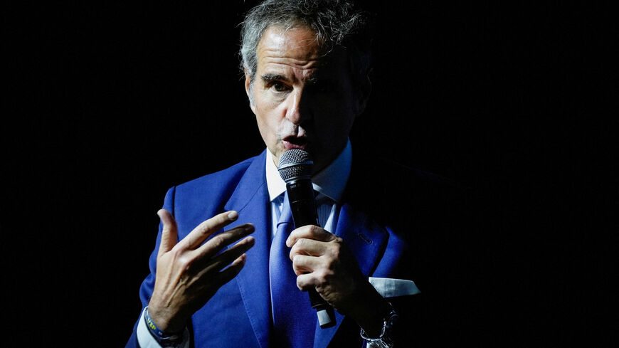 FILE PHOTO: Rafael Grossi, Director General of the International Atomic Energy Agency (IAEA), outlines his priorities as a candidate for United Nations Secretary-General during an event framing his bid around diplomacy, sustainable development and international cooperation, in Buenos Aires, Argentina, December 22, 2025. REUTERS/Mariana Nedelcu/File Photo