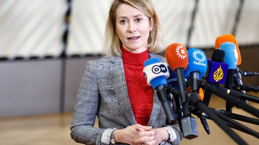 EU top diplomat Kaja Kallas said foreign ministers are expected to agree to put Iran's Revolutionary Guards on the bloc's 'terrorist list'