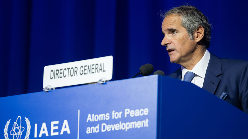 Rafael Grossi, Director General of the IAEA, speaks during the 69th annual International Atomic Energy Agency (IAEA) general conference on Sept. 15, 2025 in Vienna, Austria.