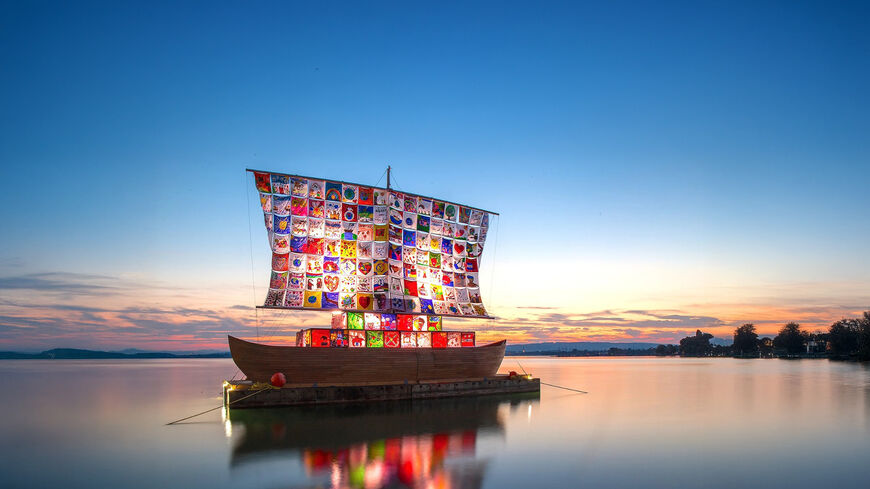 A view of “The Ship of Tolerance.” (Courtesy the Kabakov Foundation)