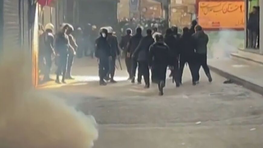Authorities used tear gas to disperse the protest