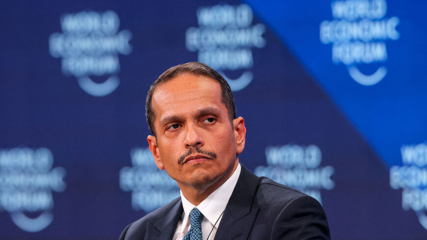 Qatar's Prime Minister and Minister for Foreign Affairs Sheikh Mohammed bin Abdulrahman bin Jassim Al-Thani attends the 56th annual World Economic Forum (WEF) meeting in Davos, Switzerland, January 20, 2026. REUTERS/Denis Balibouse