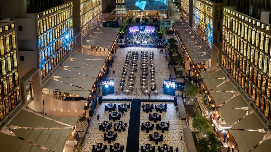 Barahat Msheireb during a performance by the Al Jazeera Orchestra and Choir in Msheireb Downtown Doha, December 2025. (Photo courtesy of Msheireb Properties)