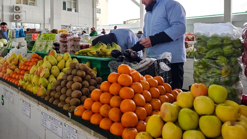 Turkemnistan's capital Ashgabat is just a stone's throw from Iran