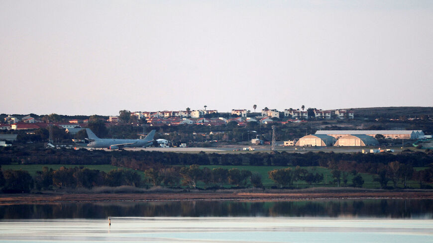 RAF Akrotiri, a British sovereign base in Cyprus that was hit by a drone early Monday, causing limited damage, Cyprus, March 3, 2026. REUTERS/Yiannis Kourtoglou