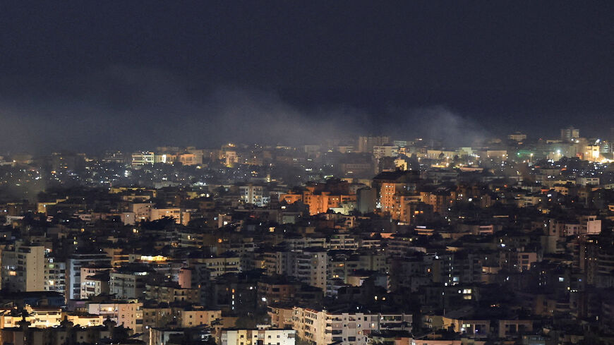 Smoke rises after Israeli strikes in Beirut's southern suburbs, Lebanon. REUTERS/Mohamed Azakir