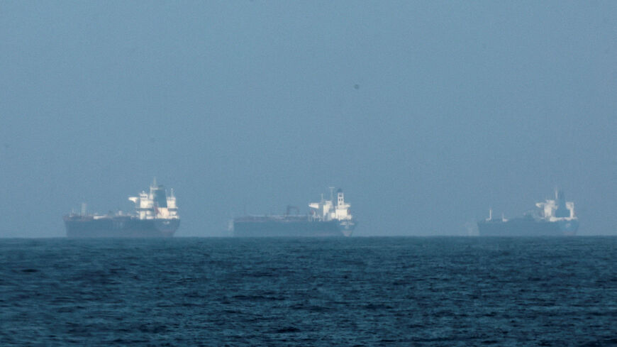 FILE PHOTO: Tankers are seen off the coast of the Fujairah, as Iran vows to fire on ships transiting the Strait of Hormuz, amid the U.S.-Israel conflict with Iran, in Fujairah, United Arab Emirates, March 3, 2026. REUTERS/Amr Alfiky/File Photo