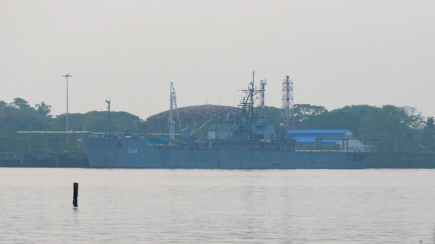The Iranian military ship IRIS Lavan is docked at a port in Kochi, India, March 7, 2026. REUTERS/Sivaram V