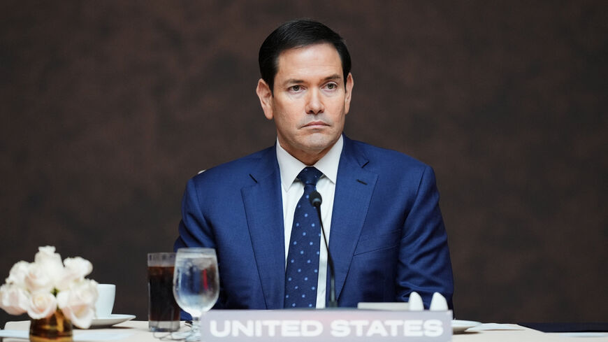 Secretary of State Marco Rubio attends a working lunch at the Shield of the Americas Summit at Trump National Doral Miami, in Doral, Florida, U.S., March 7, 2026. Rebecca Blackwell/Pool via REUTERS