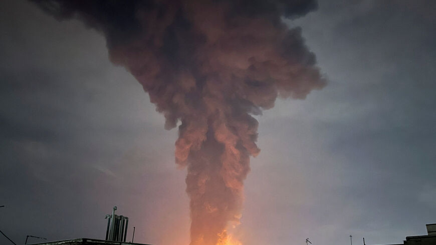 Smoke rises following an explosion, amid the U.S.-Israeli conflict with Iran, in Tehran, Iran, March 7, 2026. Picture taken with a mobile phone. Majid Asgaripour/WANA (West Asia News Agency) via REUTERS