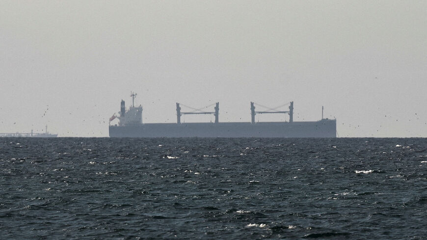 FILE PHOTO: A tanker sails in the Gulf, near the Strait of Hormuz, as seen from northern Ras al-Khaimah, near the border with Oman’s Musandam governance, amid the U.S.-Israeli conflict with Iran, in United Arab Emirates, March 11, 2026. REUTERS/Stringer/File Photo