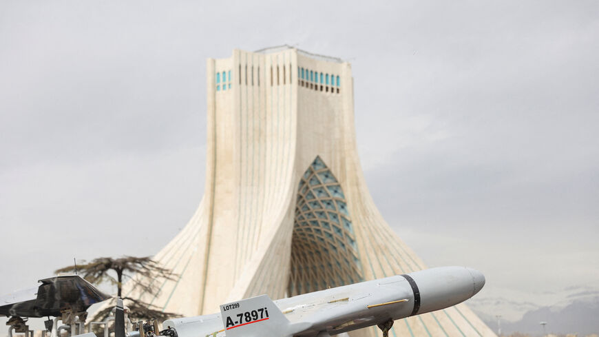 A Shahed drone on display during the 47th anniversary of the Islamic Revolution in Tehran, Iran February 11, 2026. Majid Asgaripour/WANA (West Asia News Agency) via REUTERS
