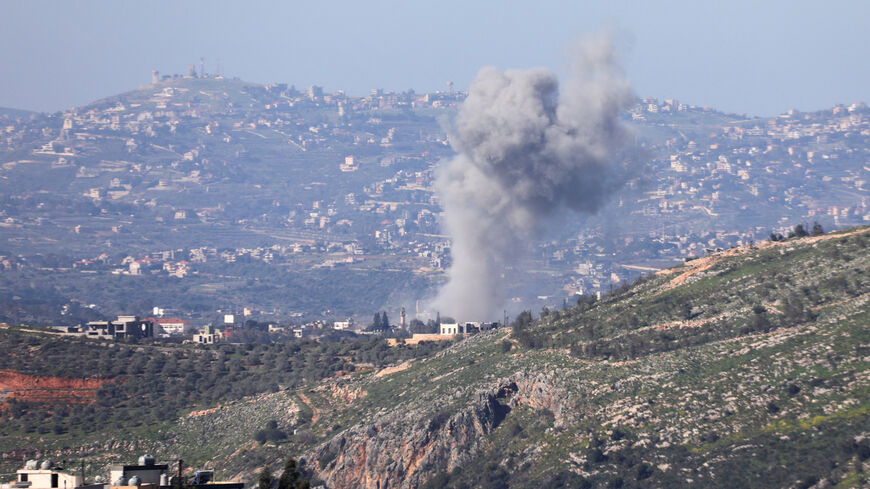 Smoke rises after Israeli strikes in southern Lebanon, amid escalation between Hezbollah and Israel, amid the U.S.-Israeli conflict with Iran, as seen from Marjayoun, Lebanon, March 17, 2026. REUTERS/Karamallah Daher