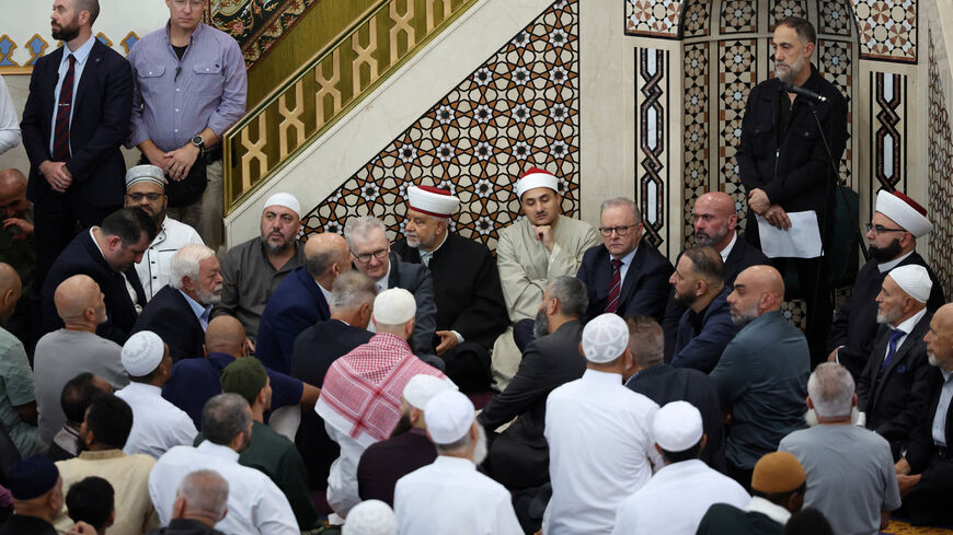 Australia’s Prime Minister Anthony Albanese visits Lakemba Mosque for Eid al-Fitr in Sydney, Australia, March 20, 2026. REUTERS/Hollie Adams