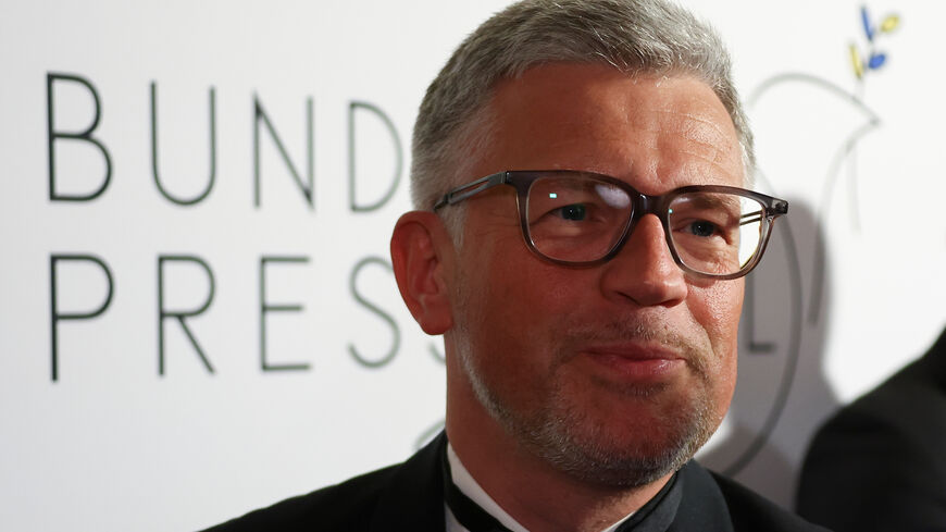 Ukrainian Ambassador to Germany Andriy Melnyk attends the opening for the annual press association ball (Bundespresseball), in Berlin, Germany, April 29, 2022. REUTERS/Fabrizio Bensch/File Photo