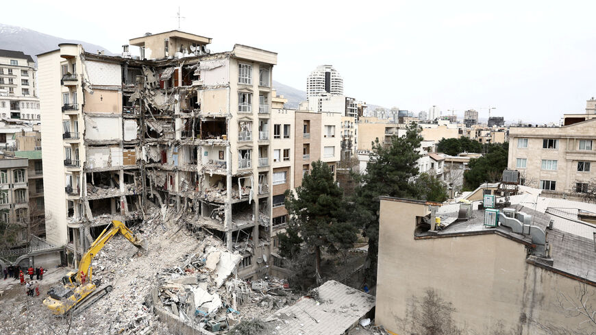 A view of a residential building that was damaged by a strike, amid the U.S.-Israeli conflict with Iran, in Tehran, Iran, March 23, 2026. Majid Asgaripour/WANA (West Asia News Agency) via REUTERS
