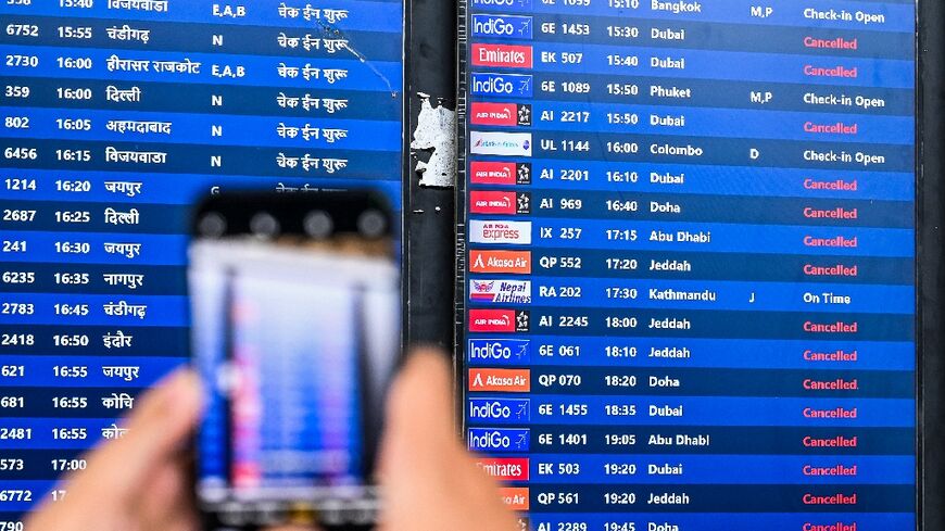 Tens of thousands of travellers are stranded in the Middle East as nearly 13,000 flights have been cancelled due to the conflict