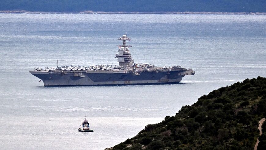 The world's largest aircraft carrier USS Gerald R. Ford, has headed to Croatia for repairs, but ythe US is building up other forces in the Middle East, threatening Iran