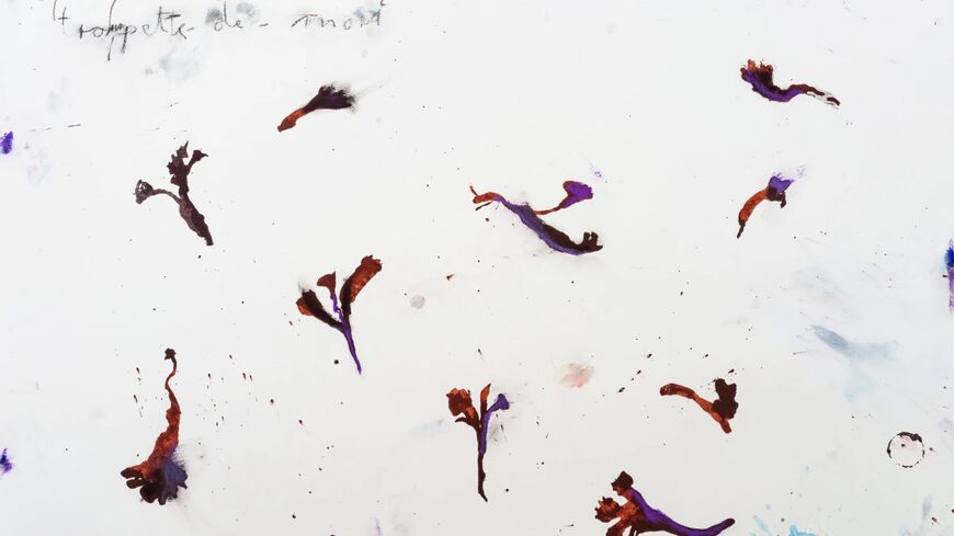 “The Trompettes of Death” by Fereydoun Ave. (Courtesy of Shiva Zayed Gallery)