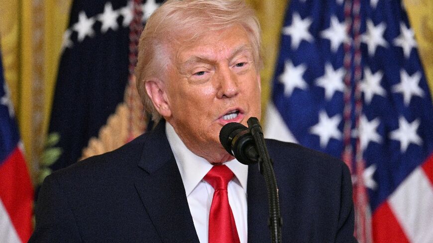 US President Donald Trump said Iran was paying a 'heavy price'